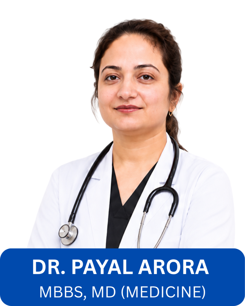 Dr. Payal Arora MBBS MD Medicine